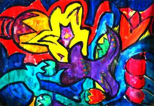Abstraktes Kunst