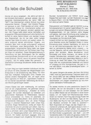 Seite 1 des Textes mit dem Titel 'Es lebe die Schulzeit'