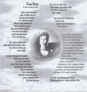 Marion C. Benz - Come softly