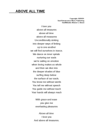 Marion C. Benz - Letters to the past