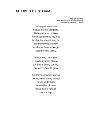 Marion C. Benz - Letters to the past