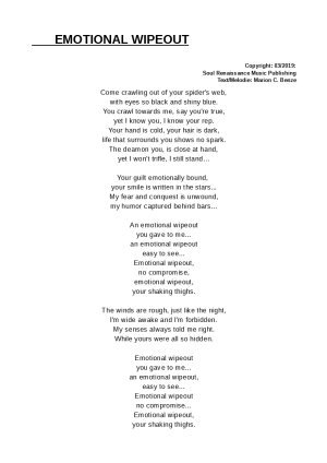 Marion C. Benz - Letters to the past