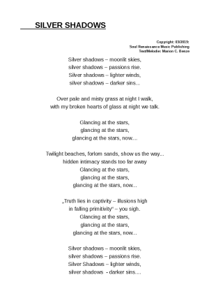 Marion C. Benz - Letters to the past