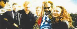 Marion C. Benz mit George Clinton - Zweites Bild